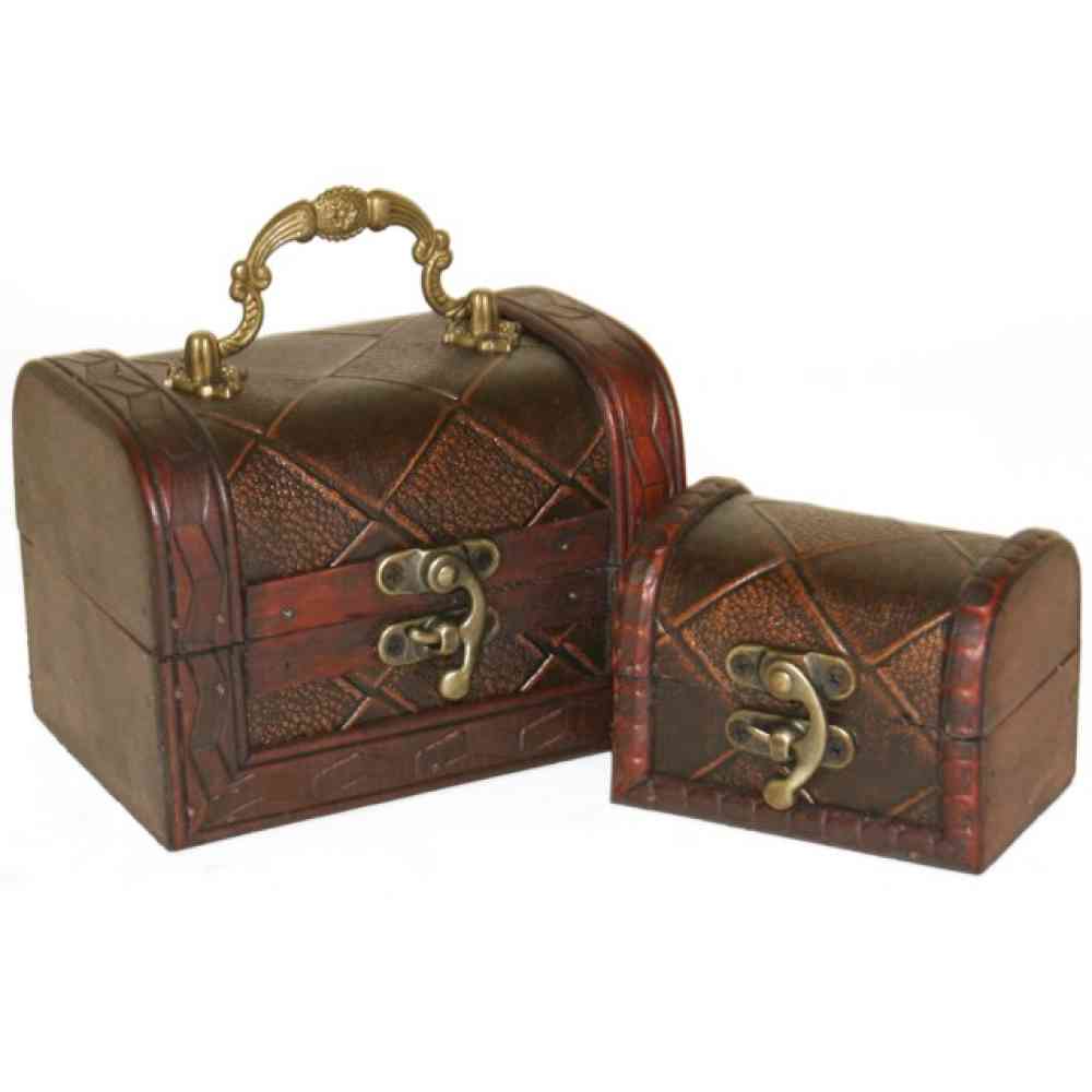 Something Different - Diamond Decorative box - Brown